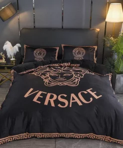 Versace Bronze Luxury Brand Premium Bedding Set