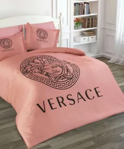 Versace Pinky Luxury Brand High-End Bedding Set