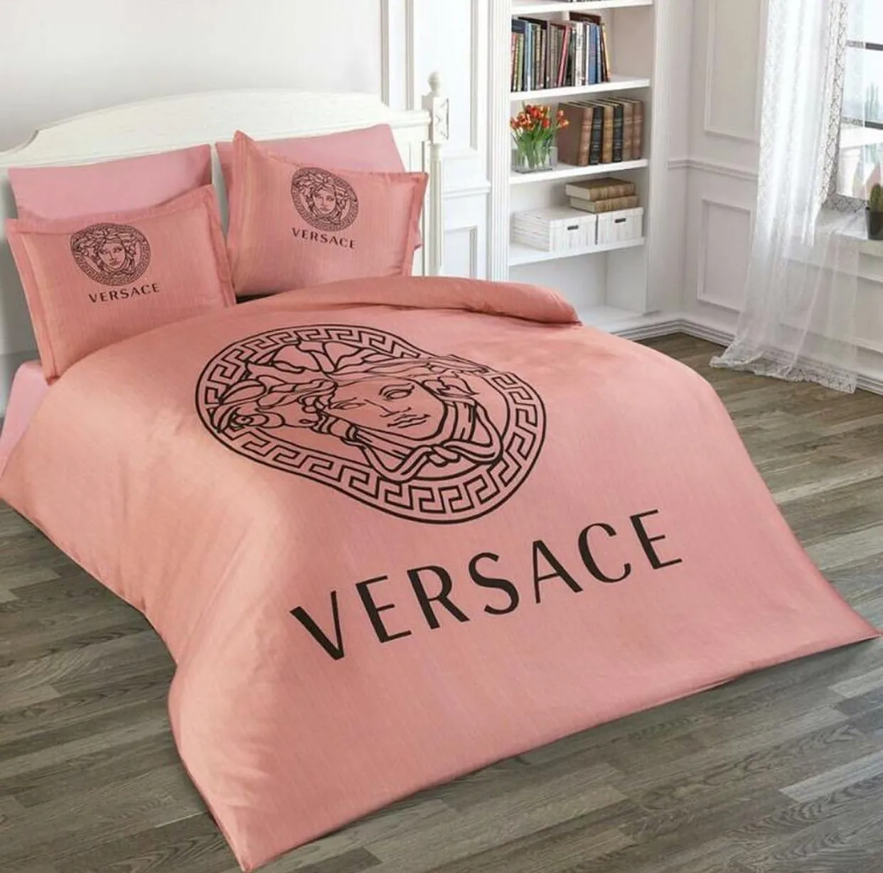 Versace Pinky Luxury Brand High-End Bedding Set