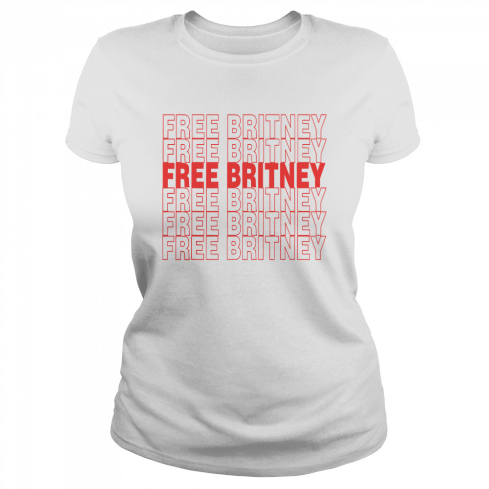 Free Britney Red Classic Hoodie Sweatshirt Tanktop T-Shirt