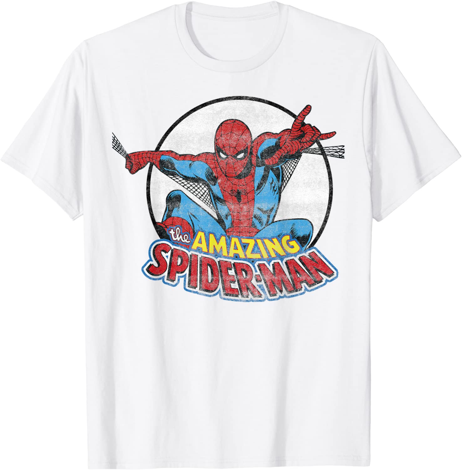 Amazing Spider-Man Retro Vtg Graphic Hoodie Sweatshirt T-Shirt