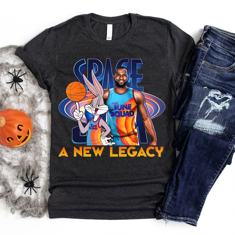 Space Jam A New Legacy LeBron James Tune Squad Basketball Best Gift for Fan T-Shirt