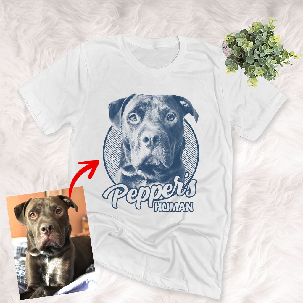 Personalized Name And Pictures Dog Shirts For Dog Lovers T-Shirt