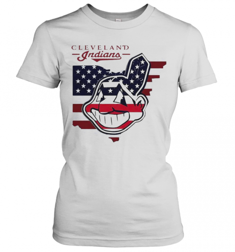 Cleveland Indians American Flag T-Shirt