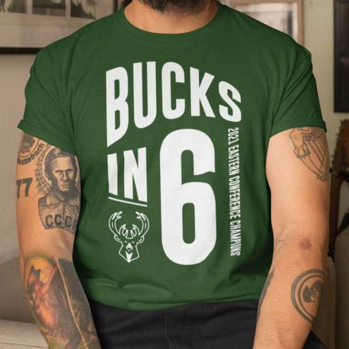 Bucks In 6 Shirt Eastern Conference Champion 2021 T-Shirt