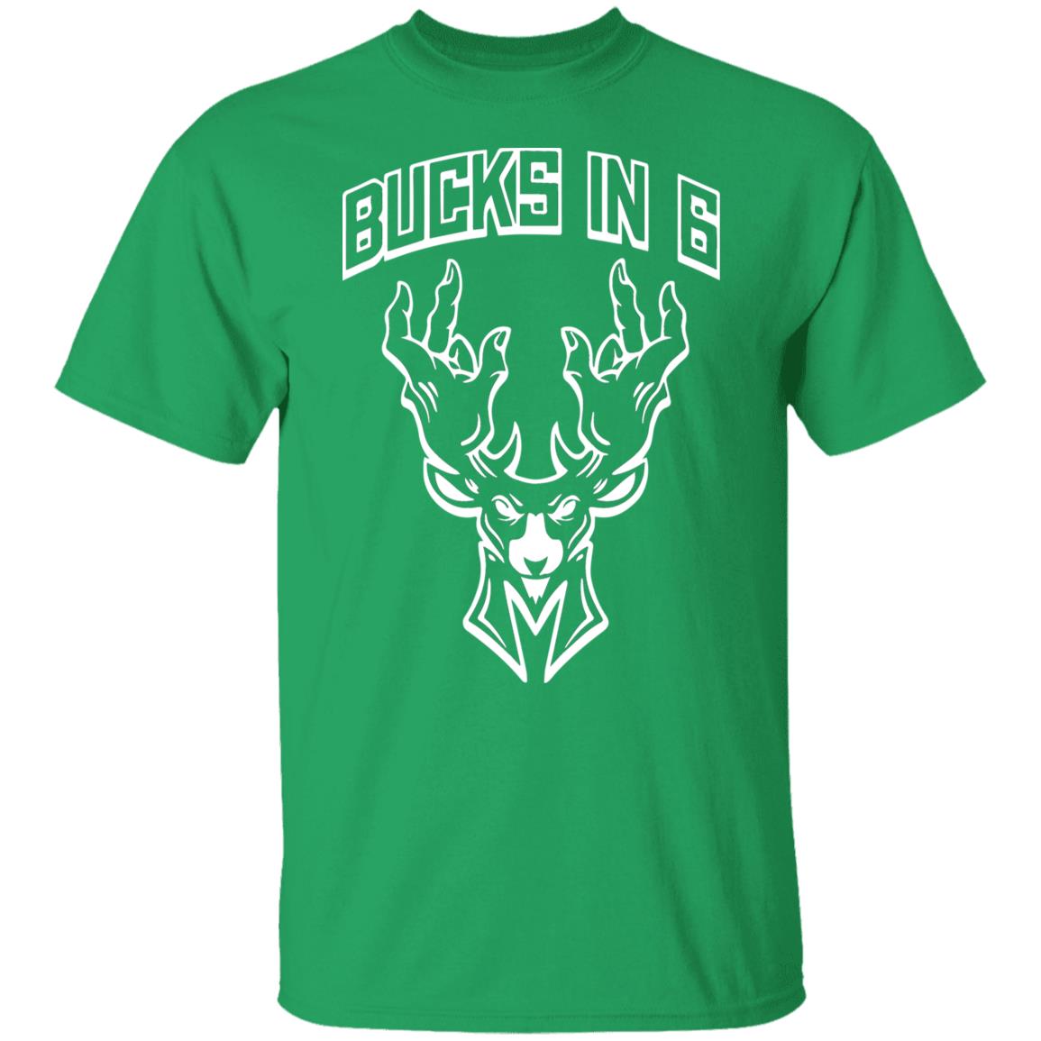 Bucks In Six Shirt Milwaukee Bucks T-Shirt