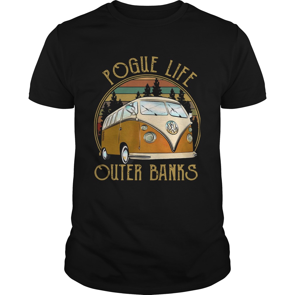 Vtg Volkswagen Pogue Life Outer Banks T-Shirt