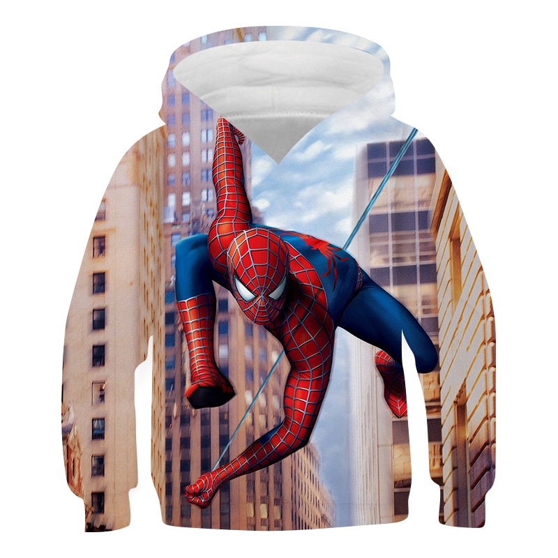 Details about Kids 3D Spiderman Casual Hoodie Jumper Sweatshirt Hooded Boys Girl Pullover Tops Details about Kids 3D Spiderman Casual Hoodie Jumper Sweatshirt Hooded Boys Girl Pullover Tops