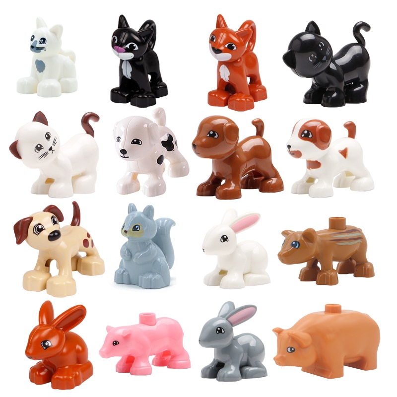 Lego Duplo Mini Figure Pets Cats Dogs and Rabbits Choose From Below!!!