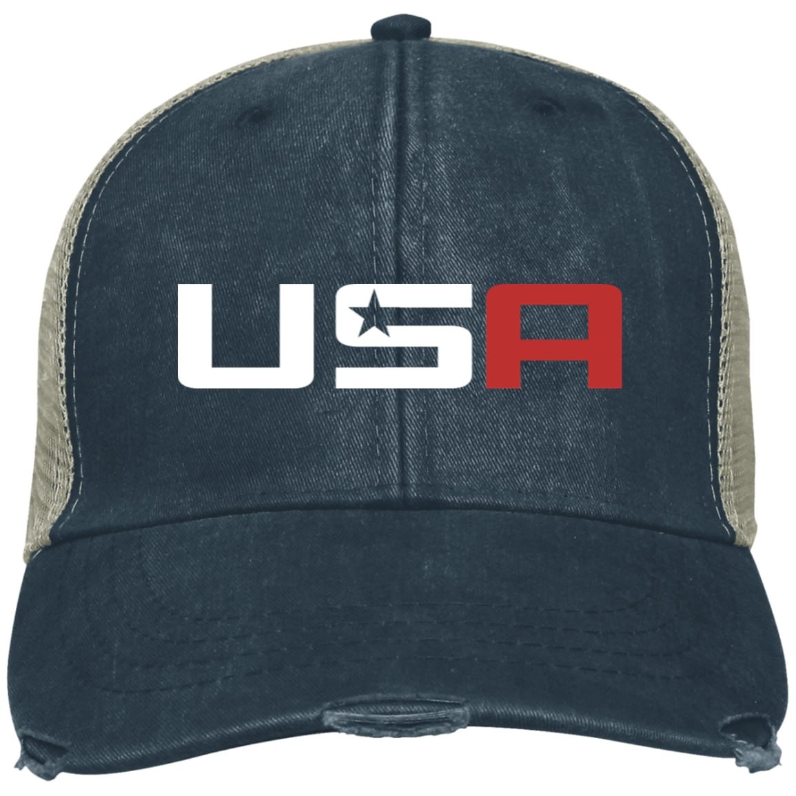 Team USA Ryder Cup Hat, Ryder Cup USA DT630 Mesh Back Cap Dsp Teepoem Ltd