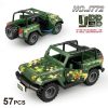 green-military-car