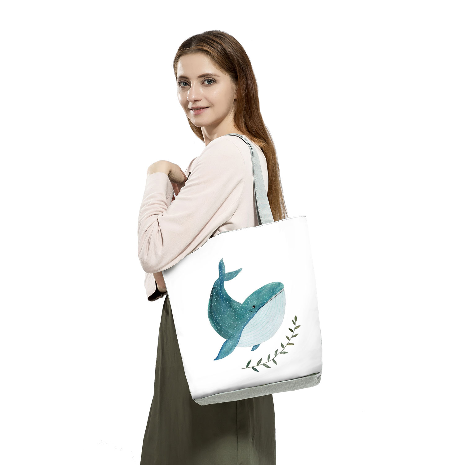 Fresh-Painting-Cute-Whale-Sea-Series-Shopper-Bag-Women-Handbags-Large-Capacity-Totes-Designer-Eco-Portable-2