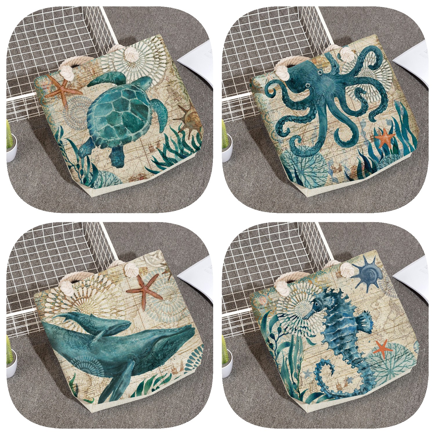 Portable-Shoulder-Shopping-Bag-Octopus-Turtle-Print-Handbags-Women-2022-High-Capacity-Travel-Tote-Bag-Eco-2