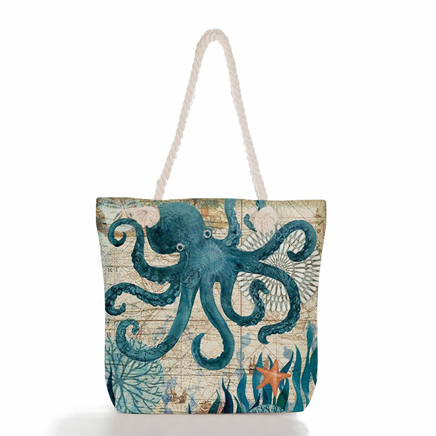Portable-Shoulder-Shopping-Bag-Octopus-Turtle-Print-Handbags-Women-2022-High-Capacity-Travel-Tote-Bag-Eco-5