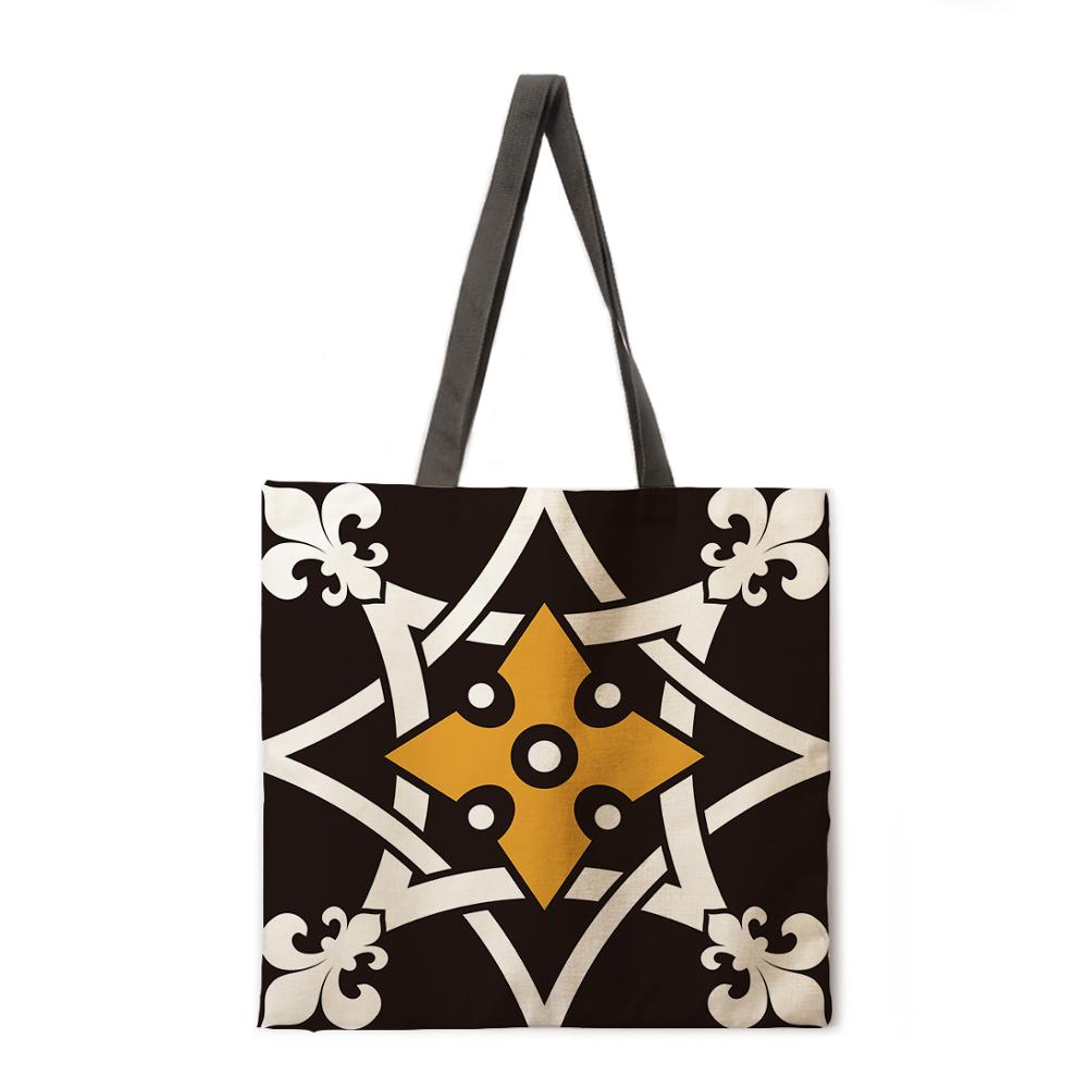 Black-and-yellow-windmill-tote-bag-shoulder-bag-linen-fabric-casual-tote-bag-foldable-shopping-bag-1