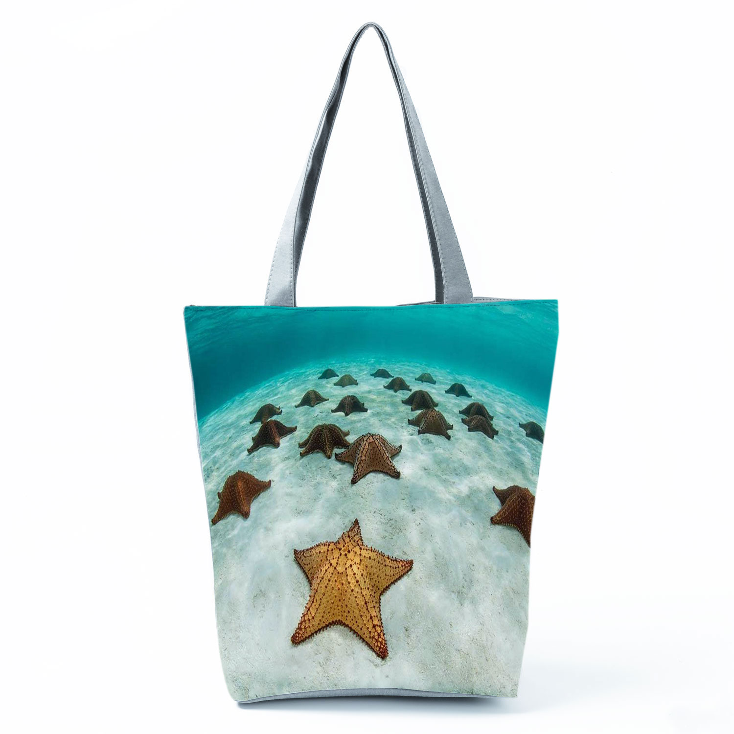 Seabed-Starfish-Pattern-Print-Shoulder-Bag-Ladies-Fashion-All-Match-Beach-Bag-Eco-Friendly-Shopping-Bag