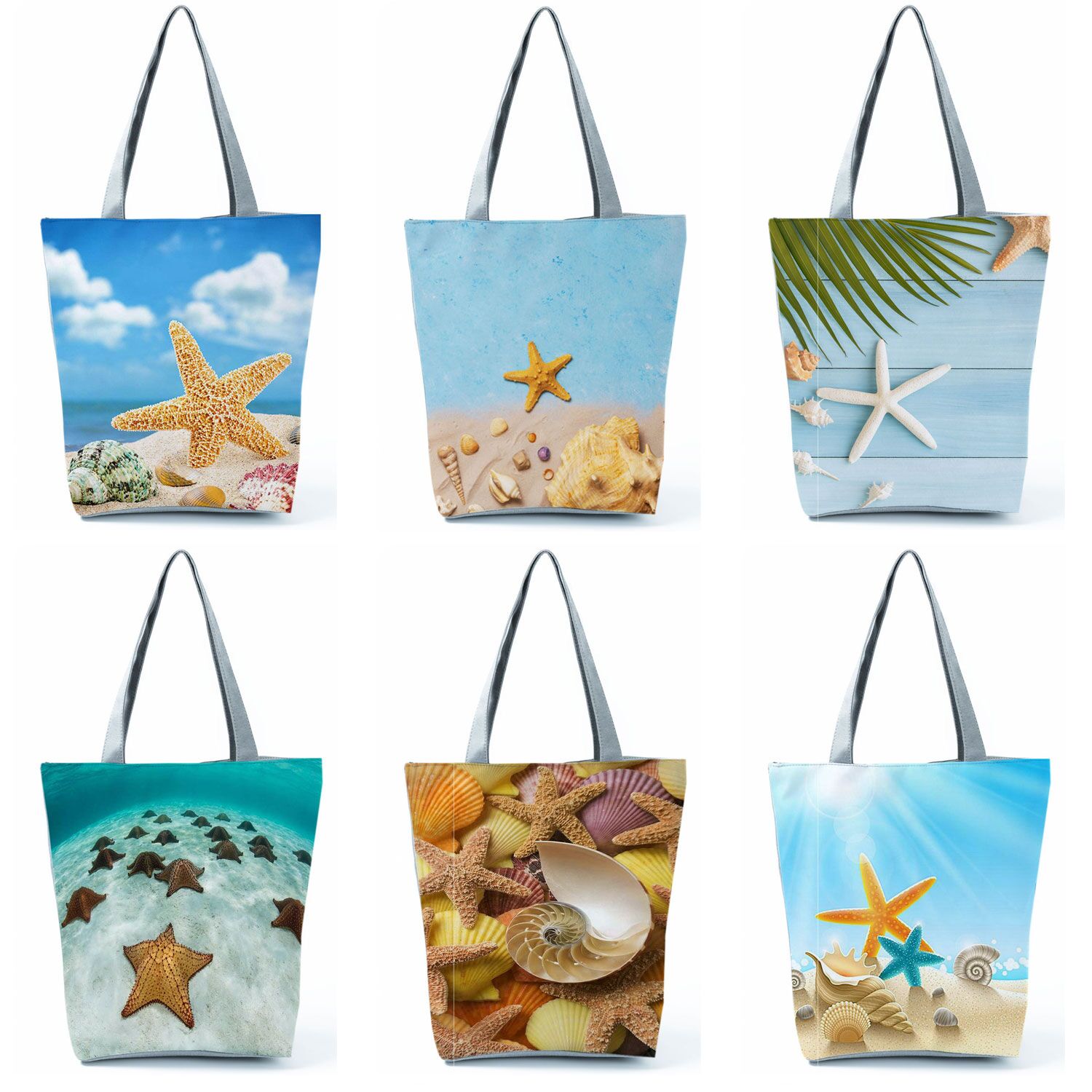 Seabed-Starfish-Pattern-Print-Shoulder-Bag-Ladies-Fashion-All-Match-Beach-Bag-Eco-Friendly-Shopping-Bag-3