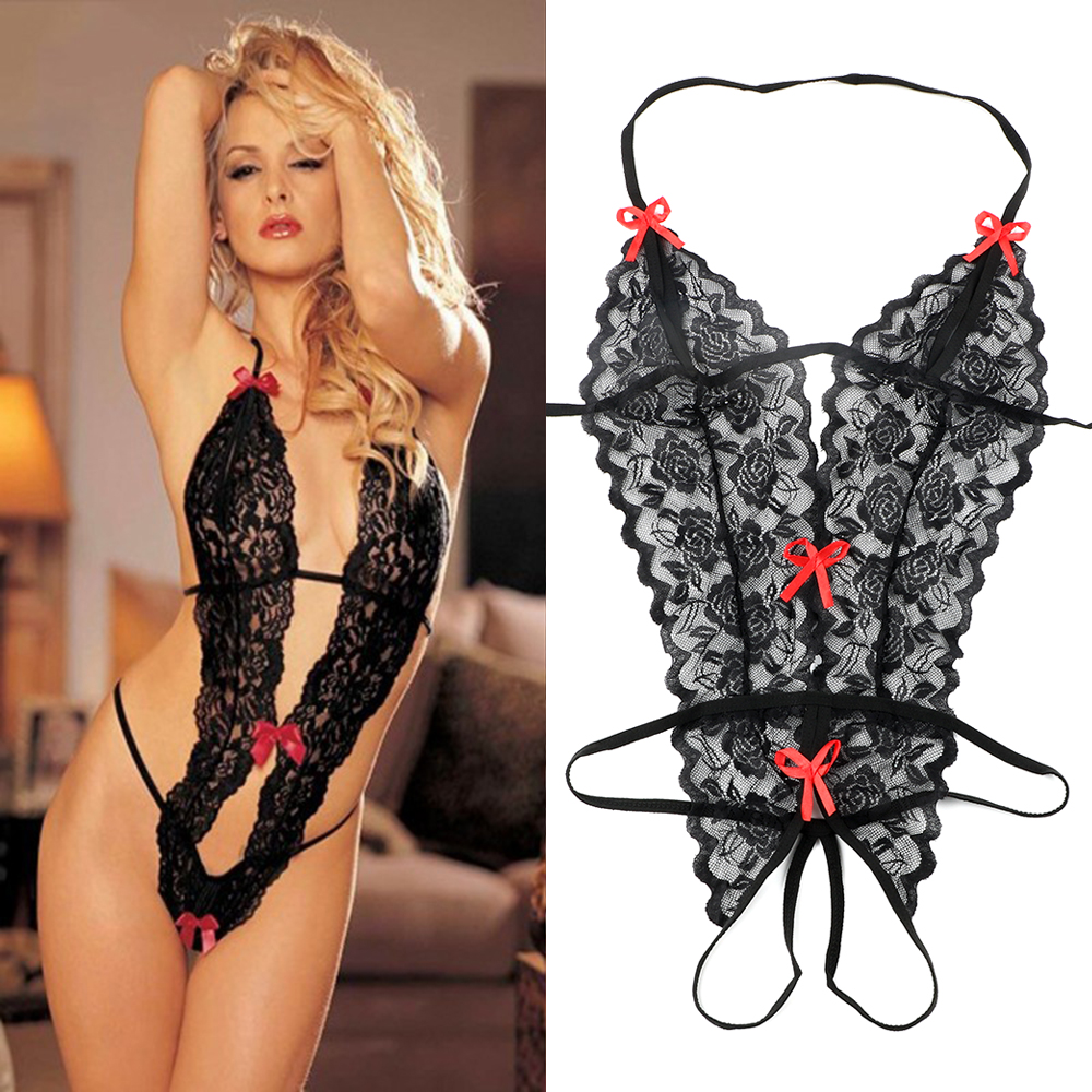 Olo Sexy Costumes G String Sexy Lingerie Lace Siamese Perspective Three